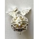 Pendant Angel Caller with Wings Silver